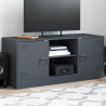 Szafka pod telewizor, antracytowa, 99x39x44 cm, stalowa