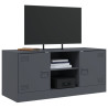 Szafka pod telewizor, antracytowa, 99x39x44 cm, stalowa