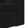 Sofa Bed Czarny 98 x 71 x 83 cm Aksamit