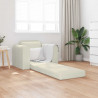 Sofa Bed Kremowy 98 x 71 x 83 cm Aksamit