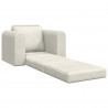 Sofa Bed Kremowy 98 x 71 x 83 cm Aksamit