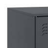 Szafka pod telewizor, antracytowa, 99x39x44 cm, stalowa