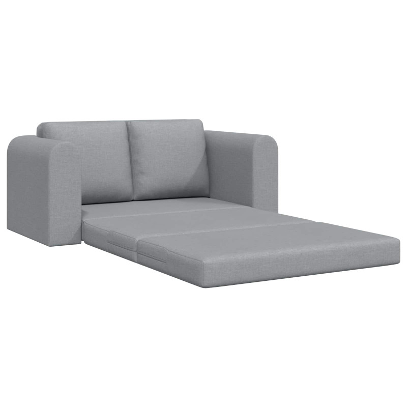 Sofa Bed 60cm Jasnoszary tkanina
