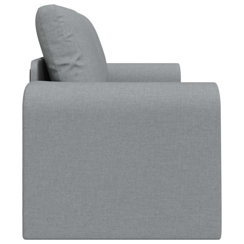 Sofa Bed 60cm Jasnoszary tkanina