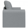 Sofa Bed 60cm Jasnoszary tkanina