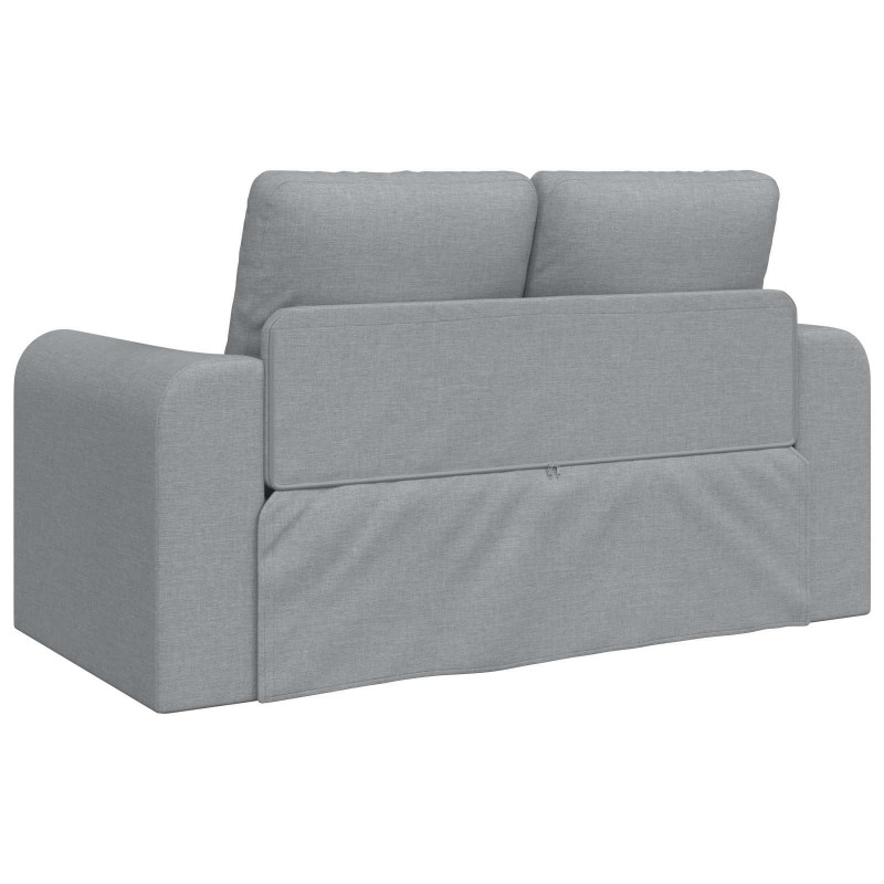 Sofa Bed 60cm Jasnoszary tkanina