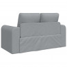 Sofa Bed 60cm Jasnoszary tkanina