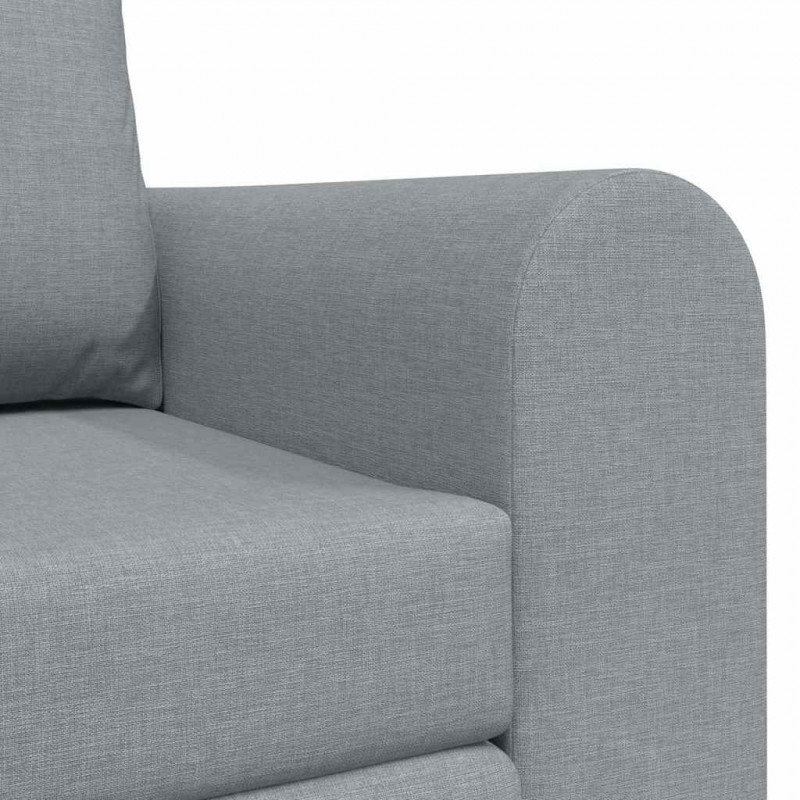 Sofa Bed 60cm Jasnoszary tkanina