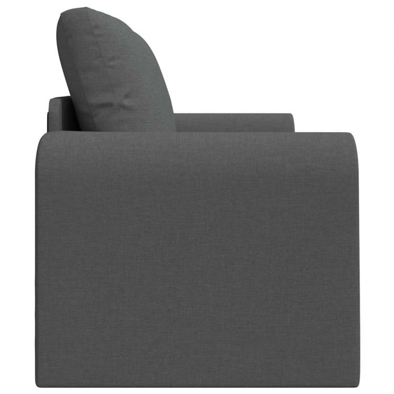 Sofa Bed 60cm Ciemnoszary tkanina