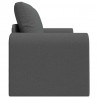 Sofa Bed 60cm Ciemnoszary tkanina