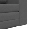 Sofa Bed 60cm Ciemnoszary tkanina