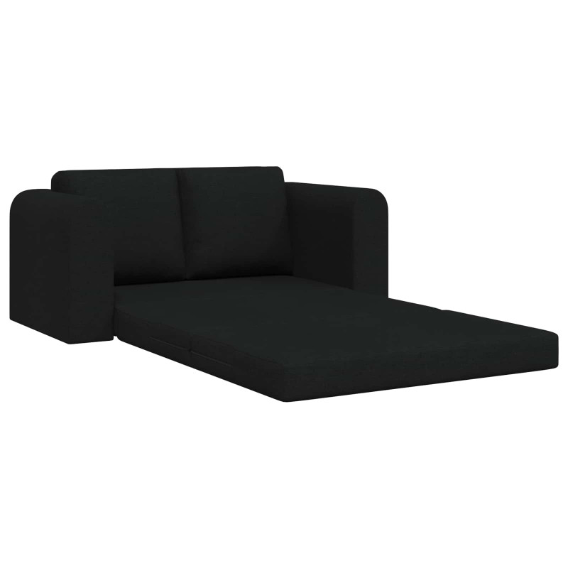 Sofa Bed 60cm Czarny tkanina