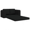 Sofa Bed 60cm Czarny tkanina