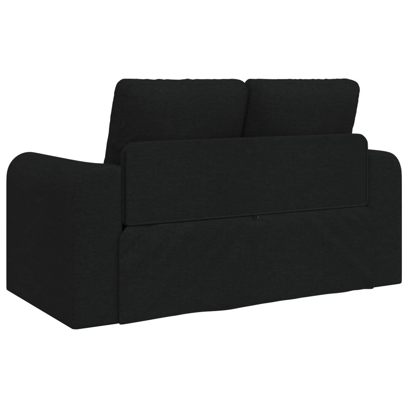 Sofa Bed 60cm Czarny tkanina