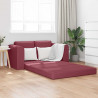 Sofa Bed 60cm Czerwone wino tkanina