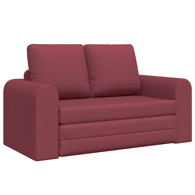 Sofa Bed 60cm Czerwone wino tkanina