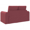 Sofa Bed 60cm Czerwone wino tkanina