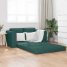 Sofa Bed 60cm Ciemna zieleń tkanina