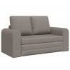 Sofa Bed 60cm Ciemnoszary tkanina