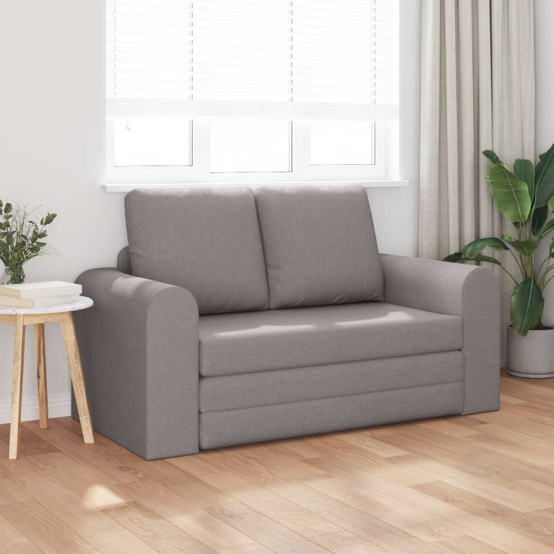 Sofa Bed 60cm Ciemnoszary tkanina