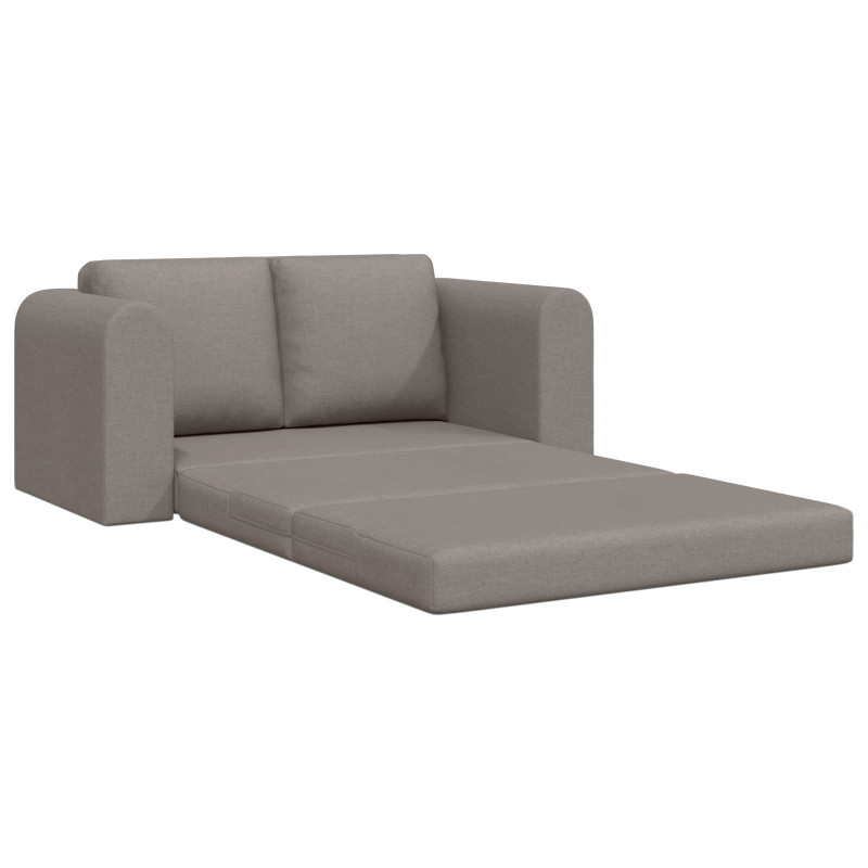 Sofa Bed 60cm Ciemnoszary tkanina