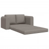 Sofa Bed 60cm Ciemnoszary tkanina