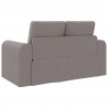 Sofa Bed 60cm Ciemnoszary tkanina