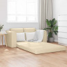 Sofa Bed 60cm Kremowy tkanina