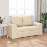 Sofa Bed 60cm Kremowy tkanina