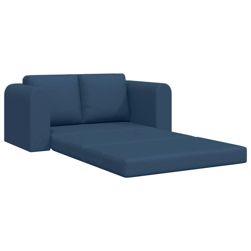Sofa Bed 60cm Niebieski tkanina