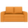 Sofa Bed 60cm Ciemny Żółty tkanina