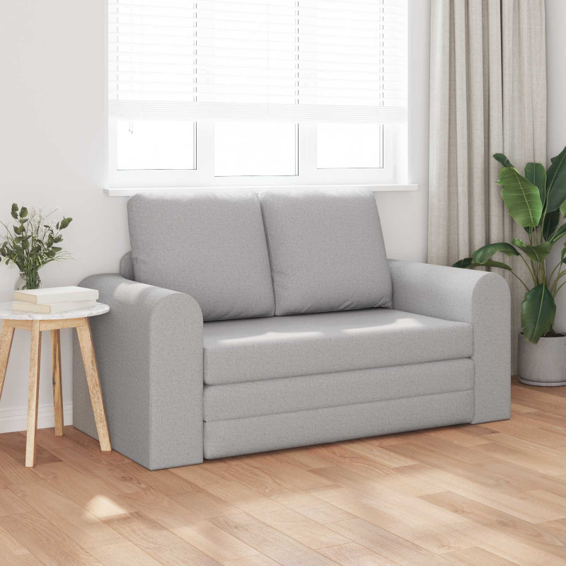 Sofa Bed 60cm Szary chmur tkanina