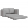 Sofa Bed 60cm Szary chmur tkanina