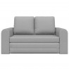 Sofa Bed 60cm Szary chmur tkanina