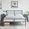 Szafki nocne, 2 szt., antracytowe, 34,5x39x62 cm, stal