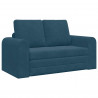 Sofa Bed 60cm Niebieski Aksamit