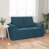 Sofa Bed 60cm Niebieski Aksamit