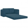 Sofa Bed 60cm Niebieski Aksamit