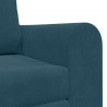 Sofa Bed 60cm Niebieski Aksamit