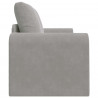 Sofa Bed 60cm Jasnoszary Aksamit