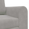 Sofa Bed 60cm Jasnoszary Aksamit