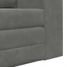 Sofa Bed 60cm Ciemnoszary Aksamit