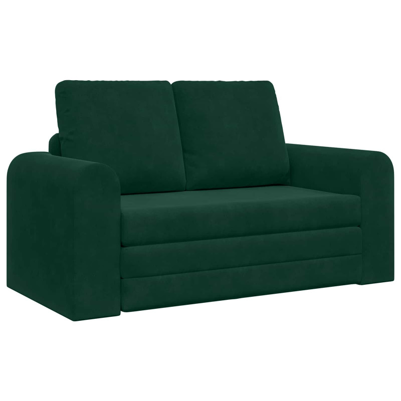 Sofa Bed 60cm Ciemna zieleń Aksamit
