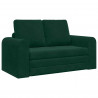 Sofa Bed 60cm Ciemna zieleń Aksamit