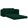 Sofa Bed 60cm Ciemna zieleń Aksamit