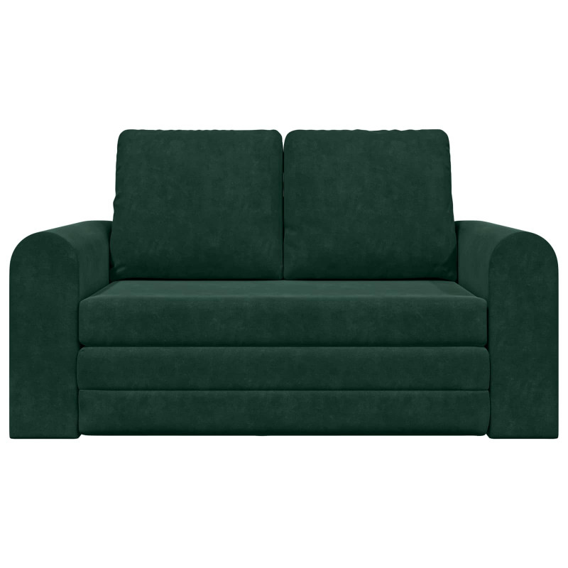 Sofa Bed 60cm Ciemna zieleń Aksamit