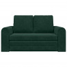 Sofa Bed 60cm Ciemna zieleń Aksamit
