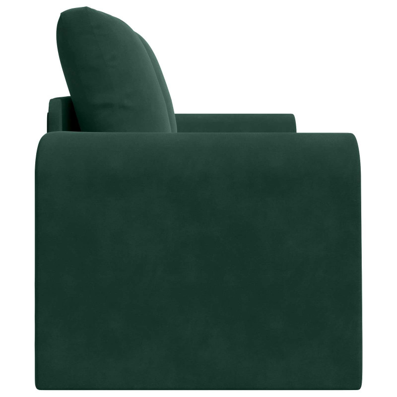 Sofa Bed 60cm Ciemna zieleń Aksamit