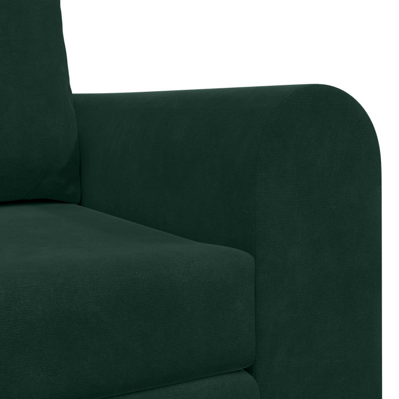 Sofa Bed 60cm Ciemna zieleń Aksamit
