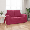 Sofa Bed 60cm Czerwone wino Aksamit